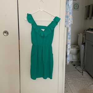 Green dress